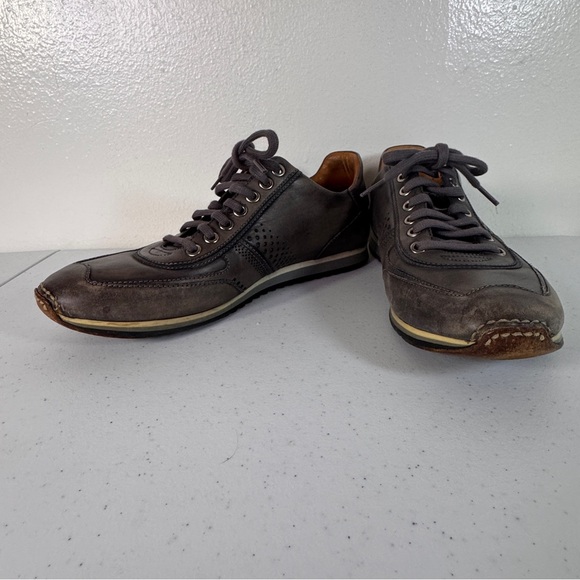 Magnanni Cristian 15745 Men's Grey Leather Sneakers Size 8.5 M - Picture 5 of 17